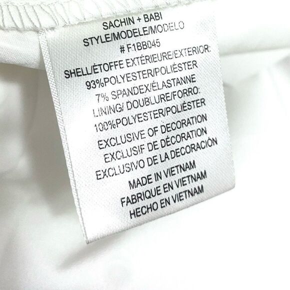 SACHIN + BOBI Dress BHLDN NEW Kinzie Satin Midi Rhinestone Embellished Size 0 - Picture 4 of 6